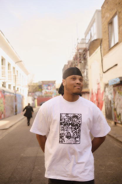 SCRIBBLE BOX TEE [NEW BLANK]