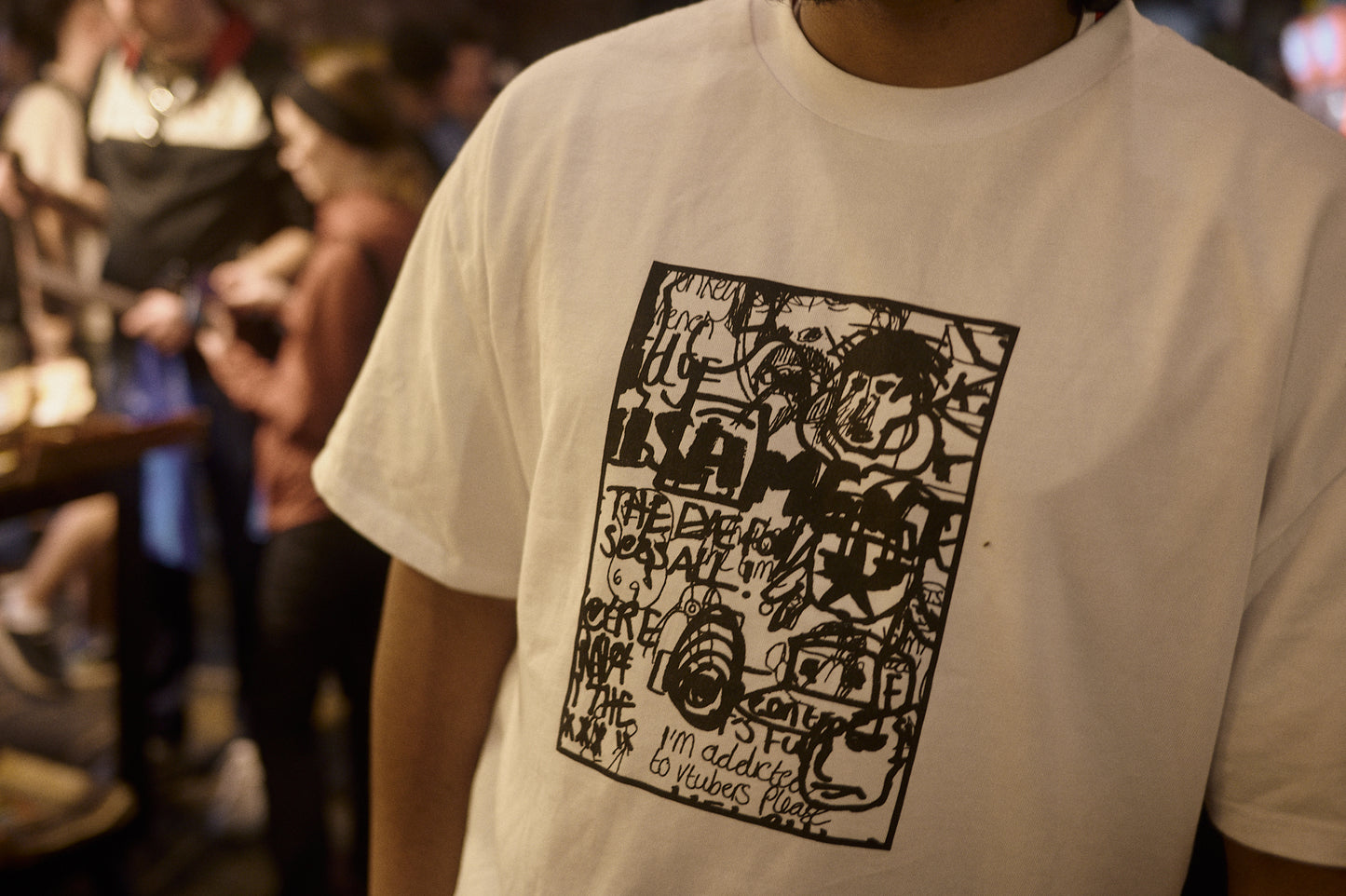 SCRIBBLE BOX TEE [NEW BLANK]
