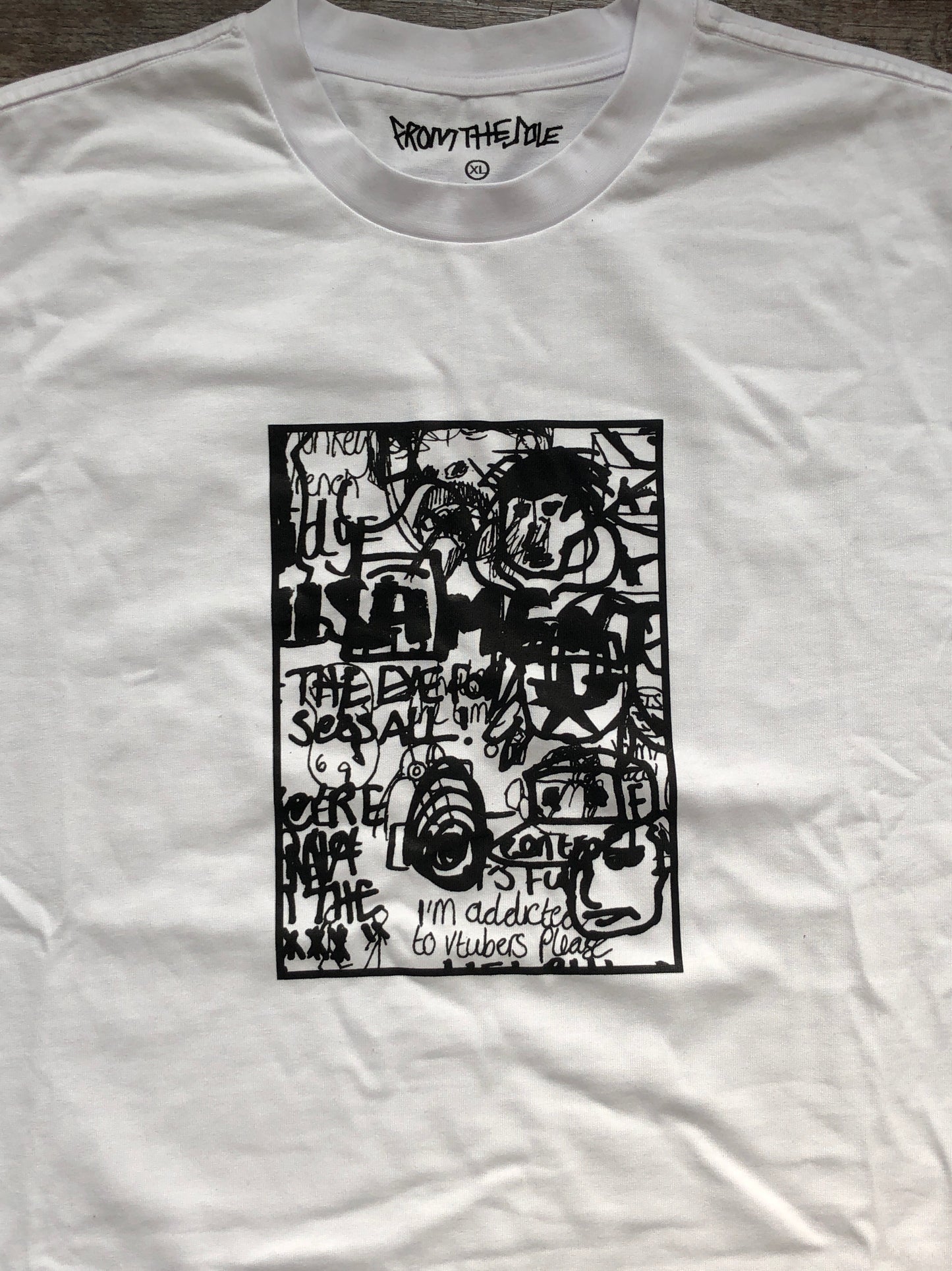 SCRIBBLE BOX TEE [NEW BLANK]
