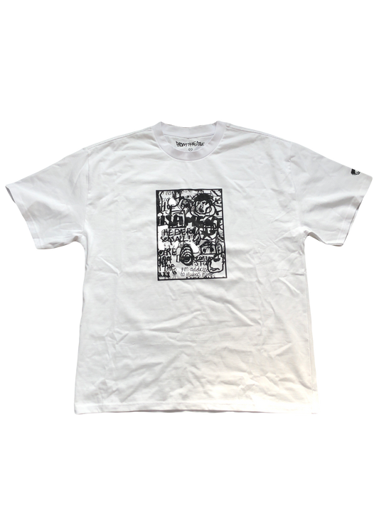 SCRIBBLE BOX TEE [NEW BLANK]